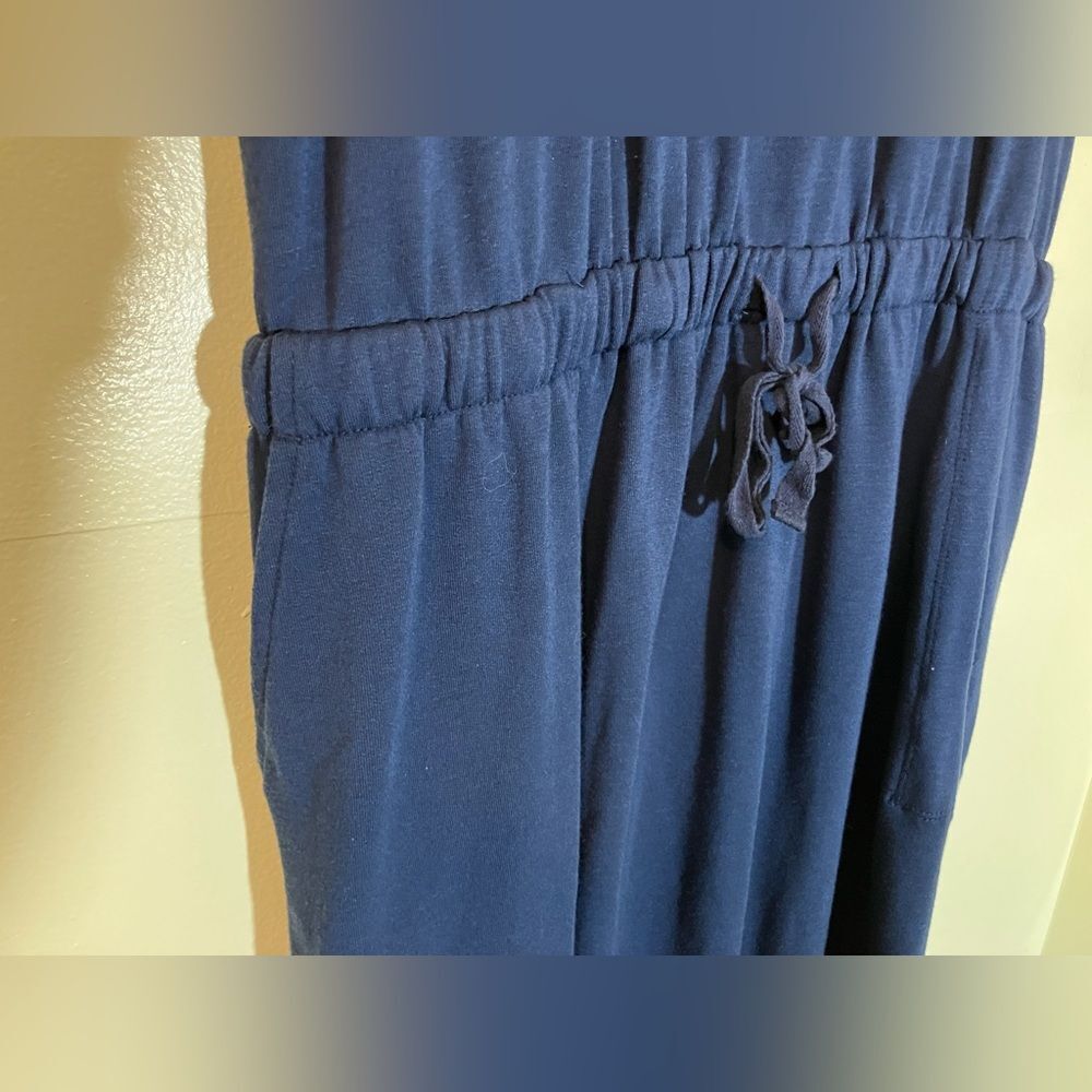 Lou & Grey, sleeveless, pockets, navy, mini dress, size large, excellent shape - Picture 4 of 4